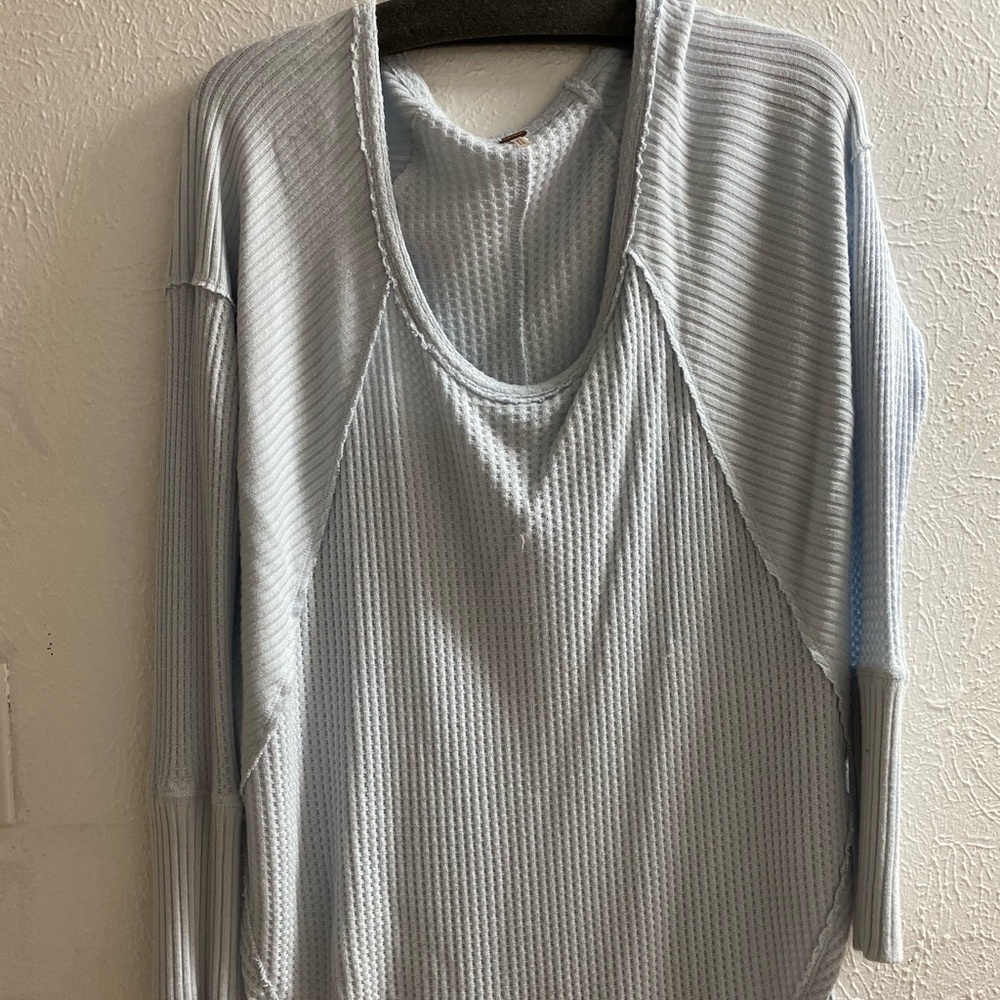 Free People Light blue Sweater
